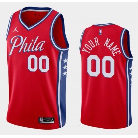 Dres Philadelphia 76ers Prilagođeni 2020-21 Jordan Brand Statement Edition Swingman